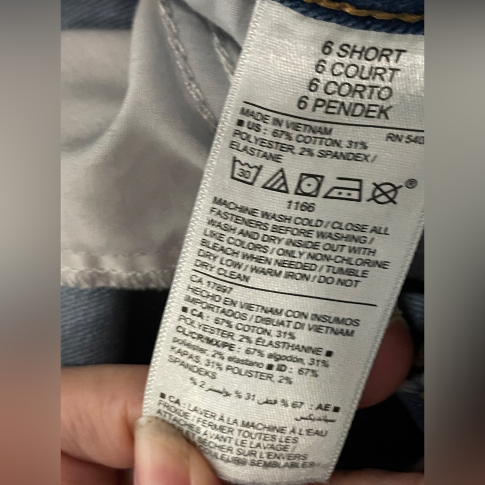 Old Navy Kicker Boot-Cut Jeans Womens 6 Short Blue Mid-Rise Stretch Denim Y2K - Picture 12 of 13